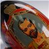 Image 4 : 4pc Russian Hand-Painted Eggs, Nativity & Czar, with Stands