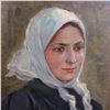 Image 2 : Arkady Plastov (Attr.) Original Oil on Board, Signed