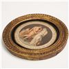 Image 3 : Neoclassical Round Framed Painting, Oath at the Altar Scene