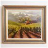 Image 1 : Les Champs des Vignes by B. Jung Giclee on Canvas
