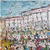Image 3 : Michel Kouliche, Original Oil on Canvas, Le Restaurant a Vigneux, Signed