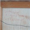 Image 6 : Michel Kouliche, Original Oil on Canvas, Le Restaurant a Vigneux, Signed