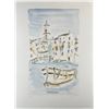 Image 1 : Christophe Lithograph Venice Canal Scene, signed