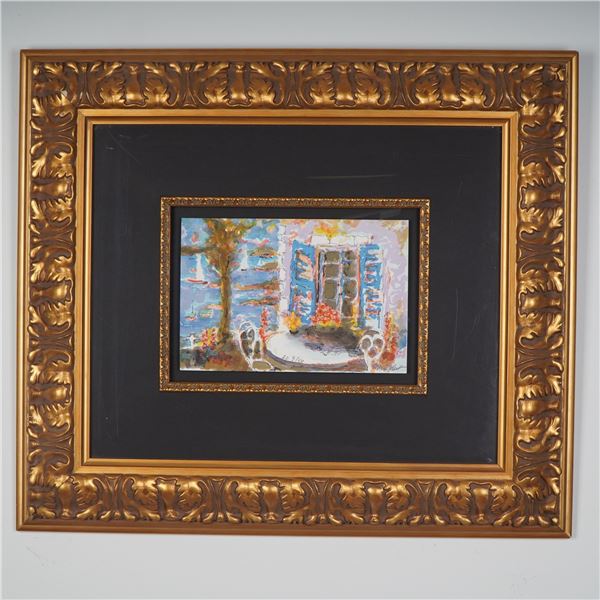Urbain Huchet, Artist Proof Framed Color Lithograph, Signed w/ COA