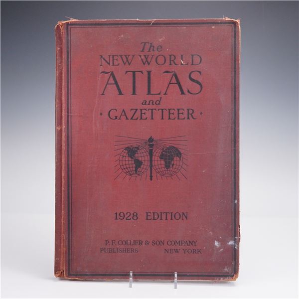 The New World Atlas and Gazetteer Book, 1928 Edition