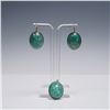 Image 1 : 3pc Amazonite Sterling Silver Jewelry Set with Earrings and Pendant