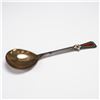 Image 1 : Russian 916 Silver and Enamel Spoon with Floral Motif