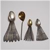 Image 1 : 19pc USSR Silver-Plated Spoons with Decorative Patterns