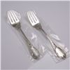Image 1 : 2pc Buccellati Sterling Silver Fish/Salad Forks, Monte Mario Pattern