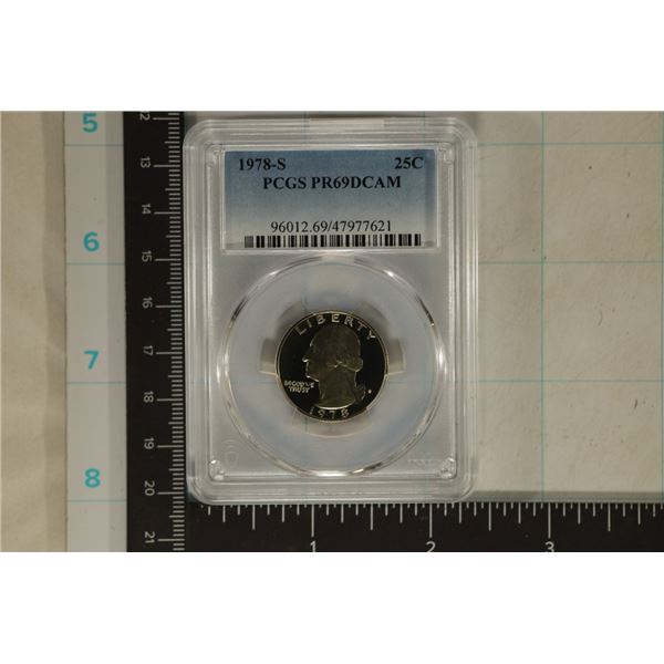 1978-S WASHINGTON QUARTER PCGS PR69 DCAM