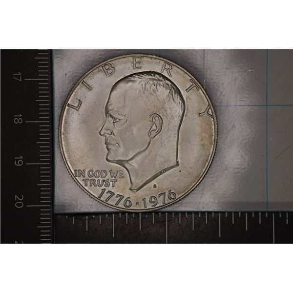 1776-1976-S IKE SILVER UNC DOLLAR