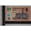 Image 2 : 2022 NIGERIA 5 NAIRA CRISP UNC POLYMER BILL