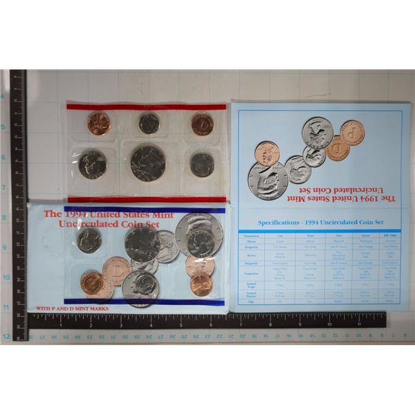 1994 US MINT SET (UNC) P/D (WITH ENVELOPE)