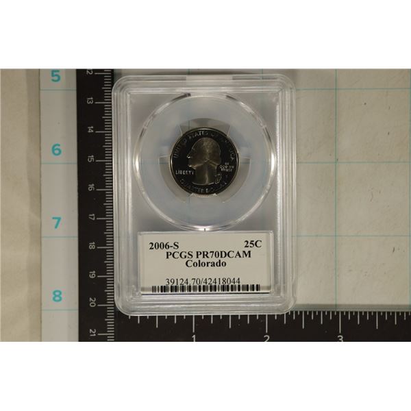 2006-S COLORADO QUARTER PCGS PR70 DCAM