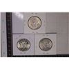 Image 2 : 1967 & 2-1968-D JFK 40% SILVER UNC HALF DOLLARS