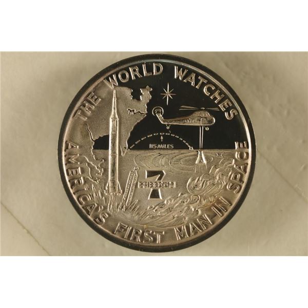 .68 TROY OZ .999 FINE SILVER PROOF SPACE ROUND