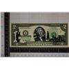 Image 1 : 2003-A US $2 FRN CRISP UNC WITH ILLINOIS OVERLAY