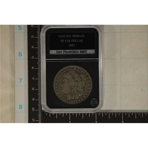 1891-S MORGAN SILVER DOLLAR SAN FRANCISCO MINT