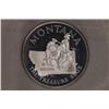 Image 1 : .52 OZ PROOF STERLING SILVER "MONTANA" ROUND