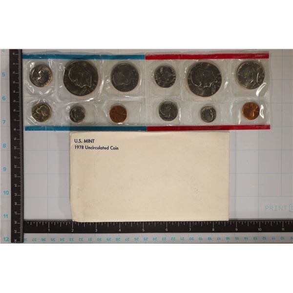 1978 US MINT SET (UNC) P/D (WITH ENVELOPE)