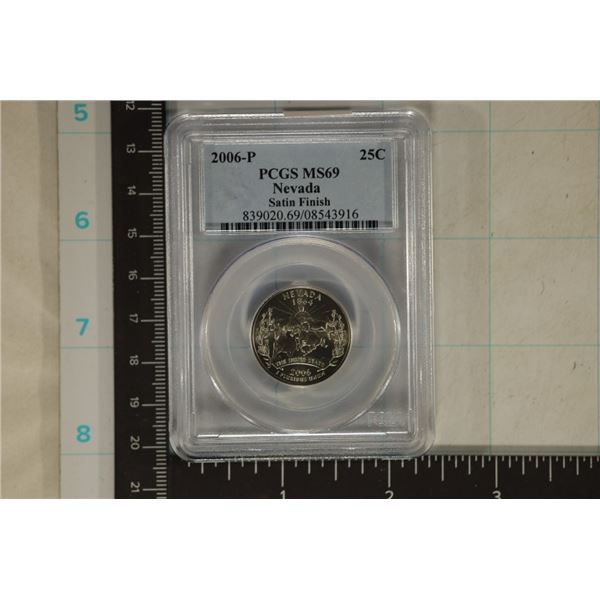 2006-P NEVADA QUARTER PCGS MS69