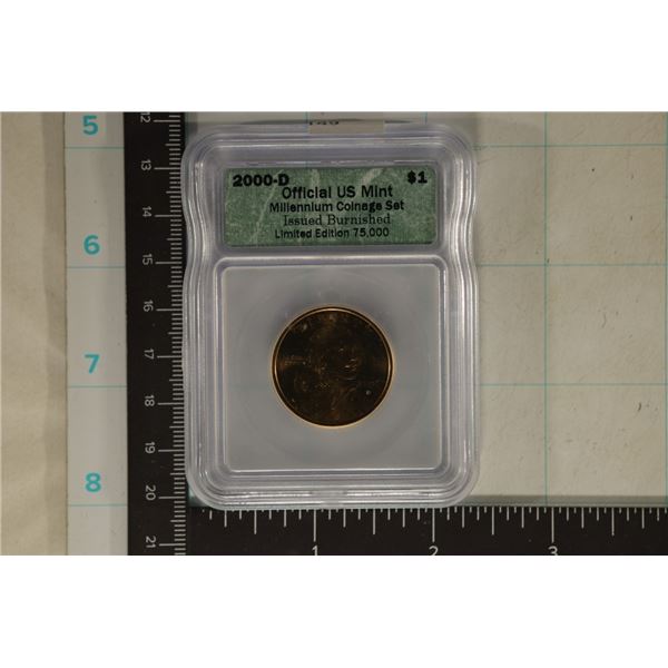 2000-D BURNISHED SACAGAWEA DOLLAR US MINT ISSUED