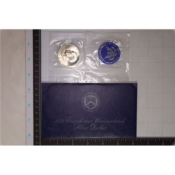 1972-S IKE SILVER DOLLAR (BLUE PACK)