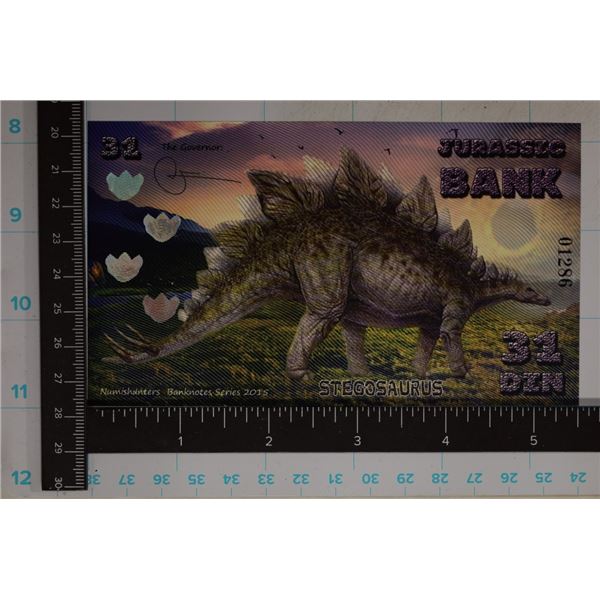 2015 JURASSIC BANK 31 DIN CU POLYMER COLORIZED