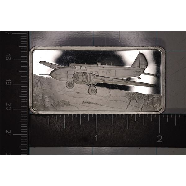 1.04 OZ PROOF STERLING SILVER "BOEING 247" INGOT