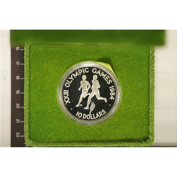 1984 SOLOMON ISLANDS STERLING $10 PF COIN OF THE