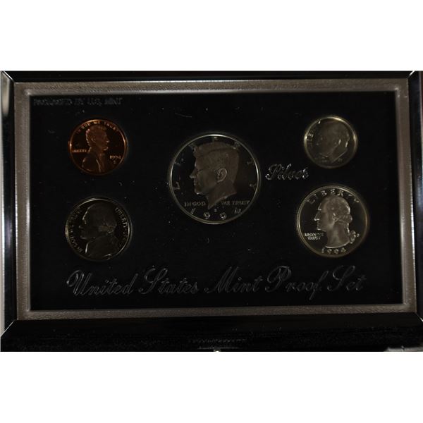1994 US SILVER PREMIER PROOF SET (WITH BOX) AND