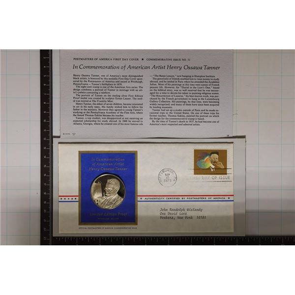 .8 OZ. PROOF STERLING SILVER ROUND IN FDC.  IN