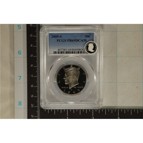 2009-S KENNEDY HALF DOLLAR PCGS PR69 DCAM