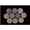 Image 3 : 10 SILVER ROOSEVELT DIMES .723ASW TOTAL: 1946-1964