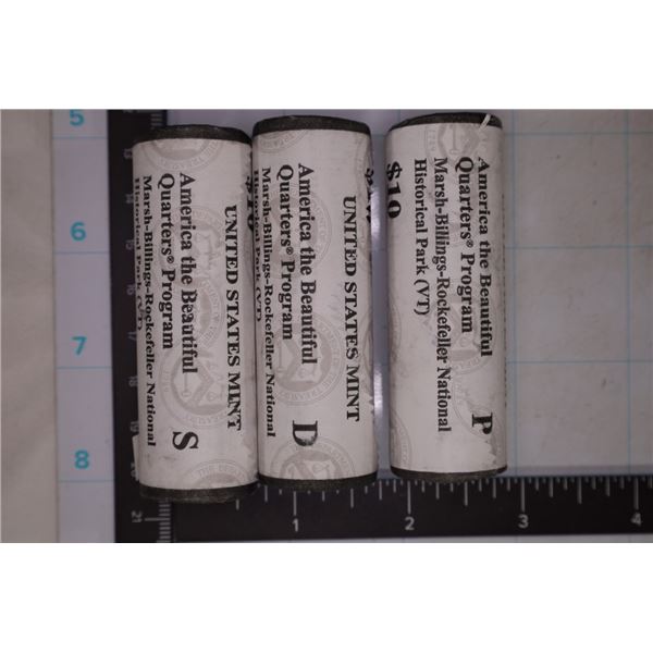 2020-P/D/S SOLID DATE $10 ROLLS MARSH-BILLINGS-