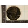 Image 1 : 1997 GOLD PLATED AMERICAN SILVER EAGLE. UNC IN
