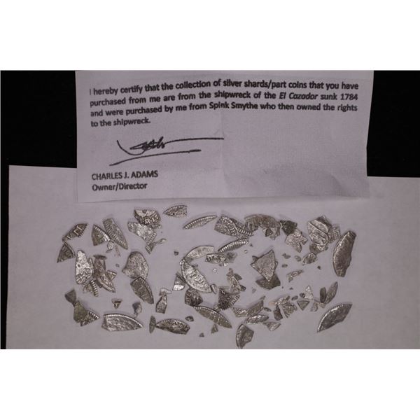 8.5 GRAMS SHIPWRECK SILVER COIN PIECES FROM