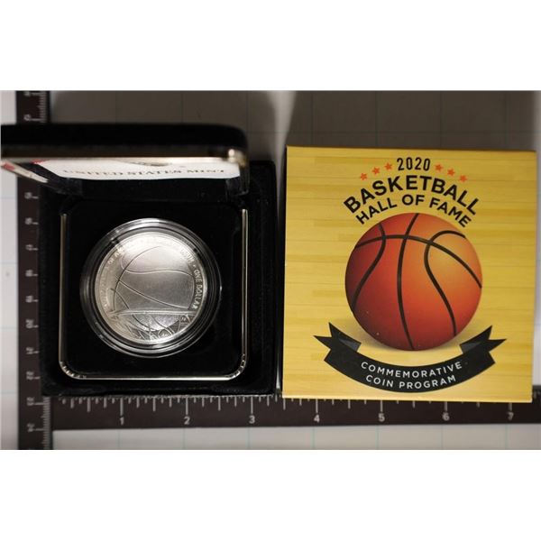 2020-P UNC BASKETBALL HALL OF FAME CONVEX SILVER