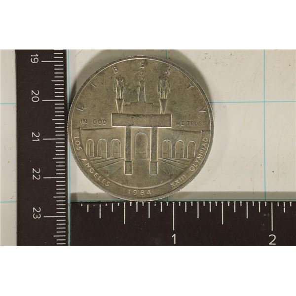 1986-S US SILVER "LOS ANGELES OLYMPIAD" DOLLAR