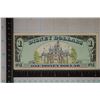 Image 2 : 1987 DISNEY 1 DOLLAR CRISP UNC COLORIZED BILL