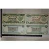 Image 2 : 4-1990 IRAQ 25 DINAR CRISP UNC BILLS