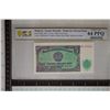 Image 1 : 1951 BULGARIA 5 LEVA NOTE PCGS CHOICE UNC 64 PPQ