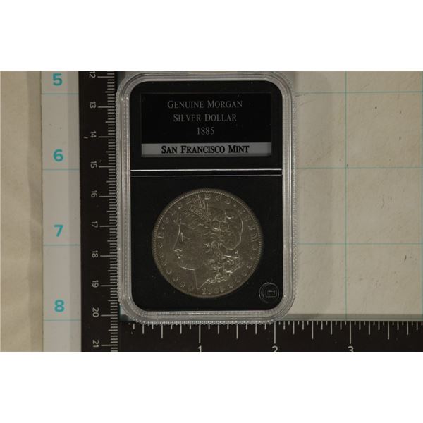 1885-S MORGAN SILVER DOLLAR SAN FRANCISCO MINT