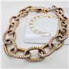 Image 1 : 3.93 ctw Diamond 14K Yellow Gold Link Bracelet