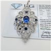 Image 1 : 2.15 ctw Tanzanite, 0.92 ctw Blue Sapphire & 1.19 ctw Diamond 18K White Gold Fil
