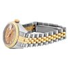 Image 4 : Rolex Ladies Quickset 18K Two Tone Factory Diamond Dial Datejust With Rolex Box