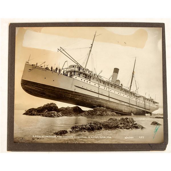 Photo of Princess May Steamer Run Aground, Alaska. [183905]
