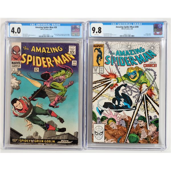Spider Man Comic Books CGC Graded [183930]
