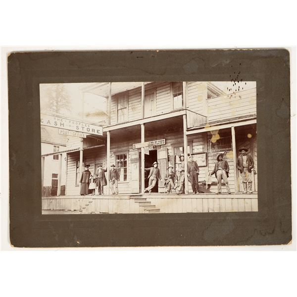 Laytonville, California Store Scene Photograph, c.1899 [197308]