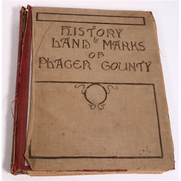 Placer County Historical Photos Scrap Book -Choice! [168852]